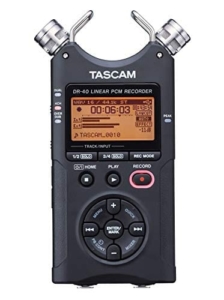 tascam DR-40X audio recorder