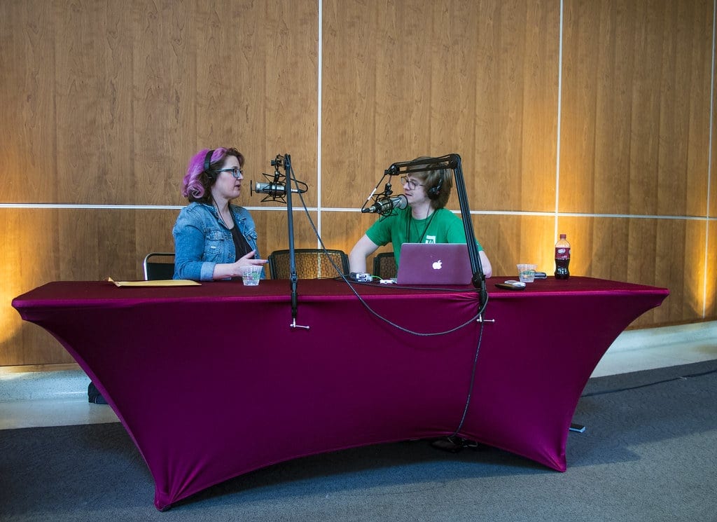 Podcasting at a conference